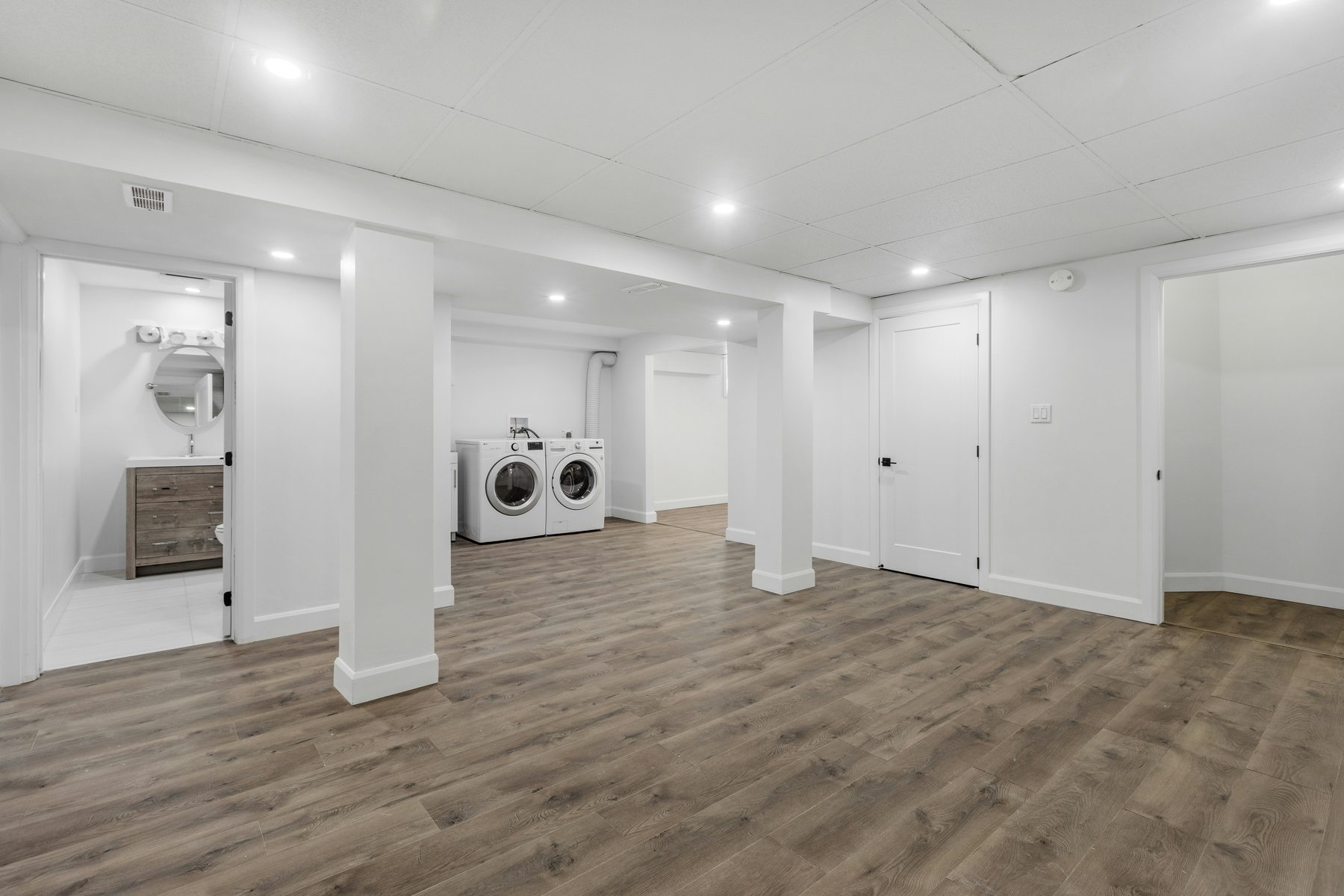 Huntington finished basement conversion